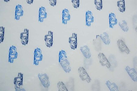 cotton polyester blend print fabric