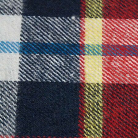 yarn dyed plaid flannel fabric