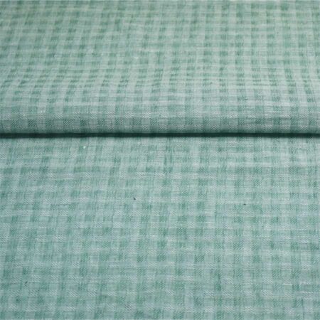 green seersucker fabric