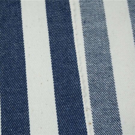 striped denim fabric