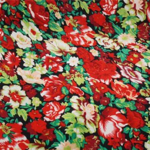 floral rayon fabric