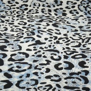 leopard viscose fabric