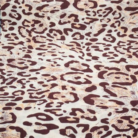 viscose leopard print fabric